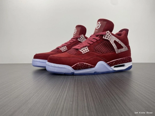 1st Kicks Retro PE Oklahoma AJ4-904282 Sooners Jordan 4 0823